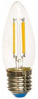 Лампа светодиодная диммируемая Uniel Air Свеча LED-C35-9W/3000K/E27/CL/DIM GLA01TR 220В 9Вт 3000К картинка 